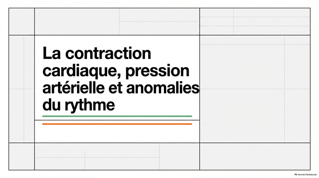 Contraction cardiaque, pression arterielle et anomalies du rythme_1