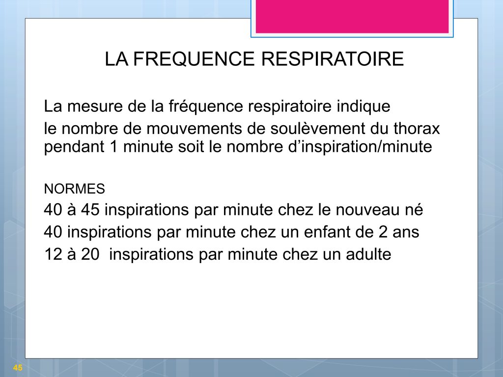 LES PARAMETRES VITAUX ET BIOLOGIQUES Chu Nantes_45