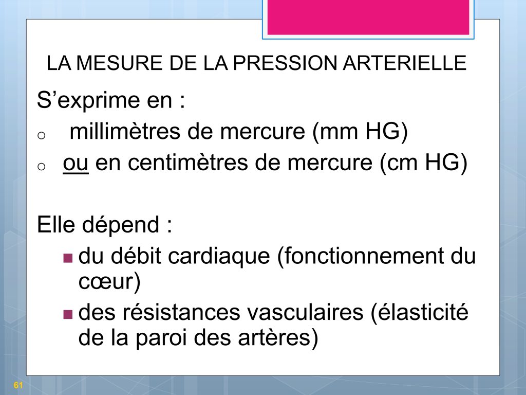 LES PARAMETRES VITAUX ET BIOLOGIQUES Chu Nantes_61