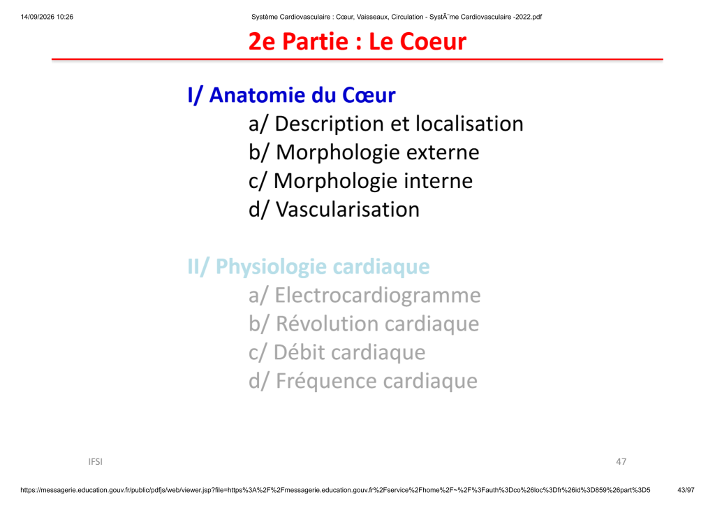 Système Cardiovasculaire _ Cœur, Vaisse...- SystÃ¨me Cardiovasculaire -2022_43