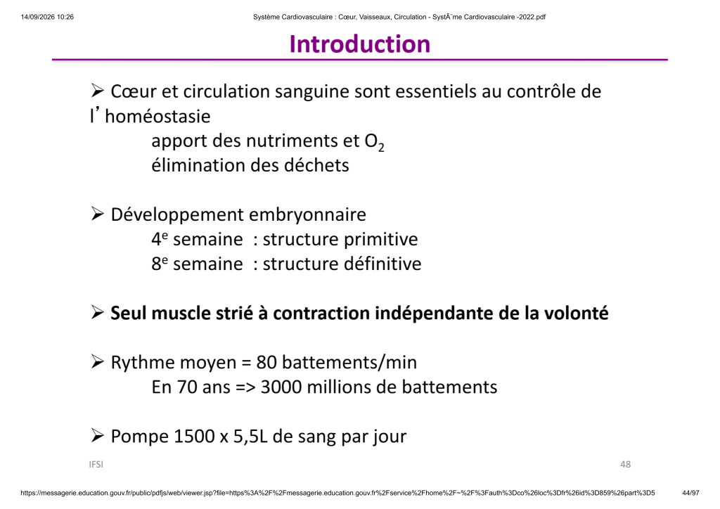 Système Cardiovasculaire _ Cœur, Vaisse...- SystÃ¨me Cardiovasculaire -2022_44