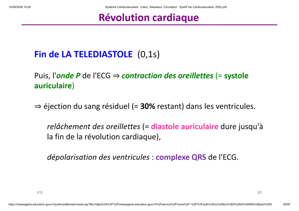Système Cardiovasculaire _ Cœur, Vaisse...- SystÃ¨me Cardiovasculaire -2022_80