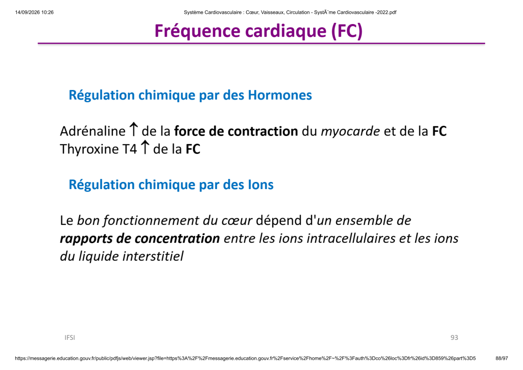 Système Cardiovasculaire _ Cœur, Vaisse...- SystÃ¨me Cardiovasculaire -2022_88