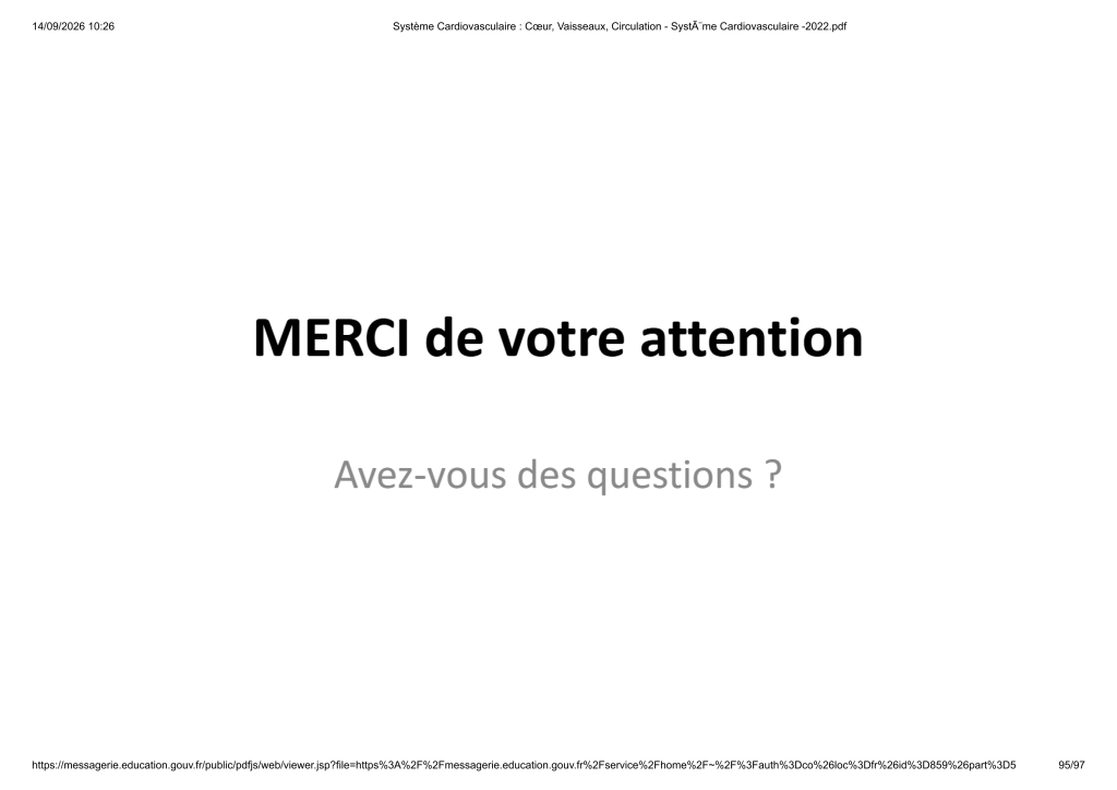 Système Cardiovasculaire _ Cœur, Vaisse...- SystÃ¨me Cardiovasculaire -2022_95